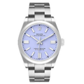 Rolex Oyster Steel Lavender Dial