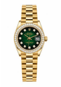 Rolex Datejust President Green Gem