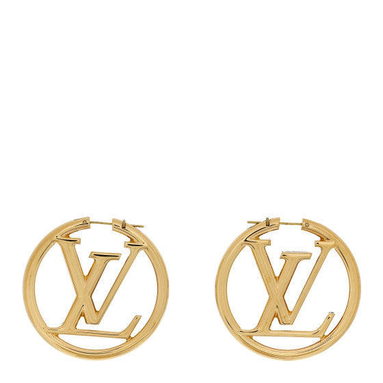 LV Gold Earrings