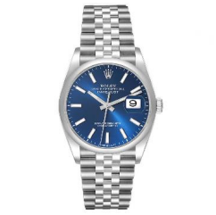 Rolex Mens Datejust Blue