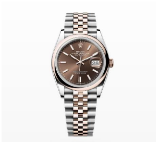 Rolex Brown Index Dial