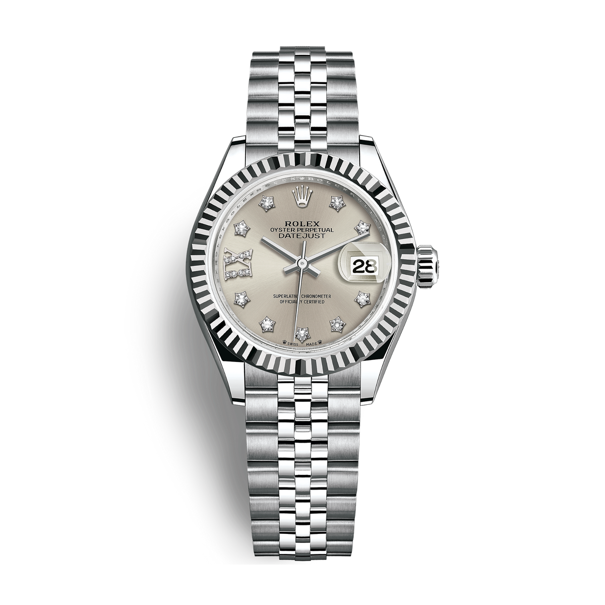 Rolex Lady-Datejust Steel Jubilee Silver Dial