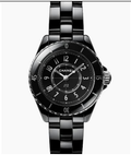 Chanel J12 Black Silver