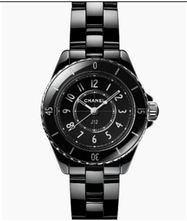 Chanel J12 Black Silver