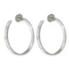Cartier White Gold Hoop Earrings