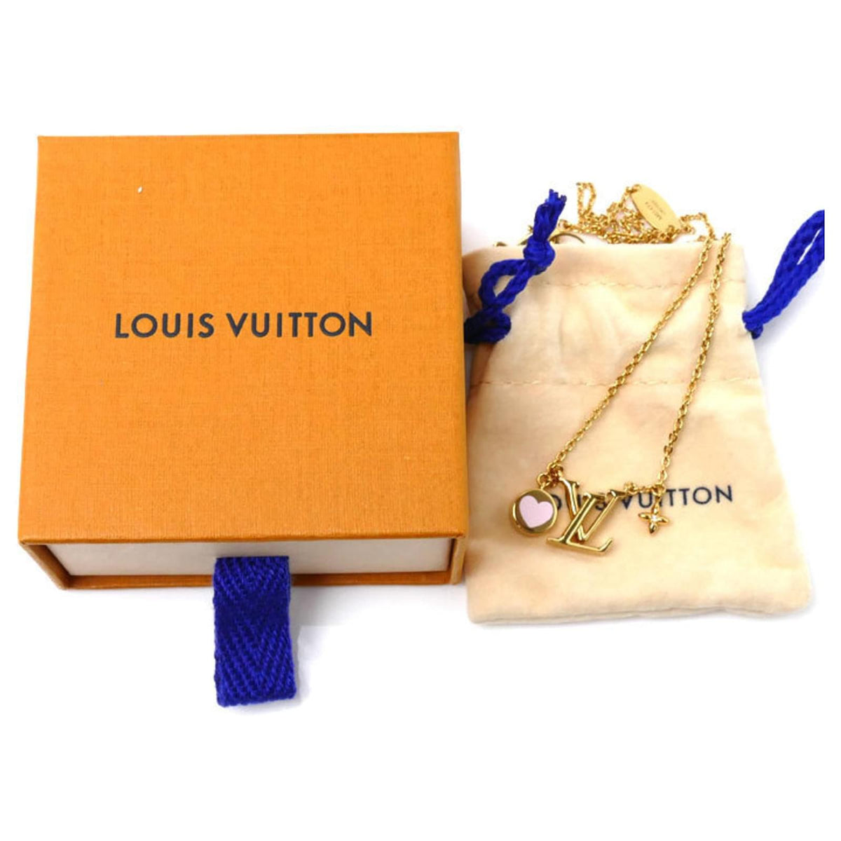 LV Heart Necklace