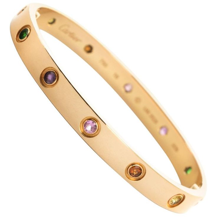 Cartier Gemstone Love Bracelet