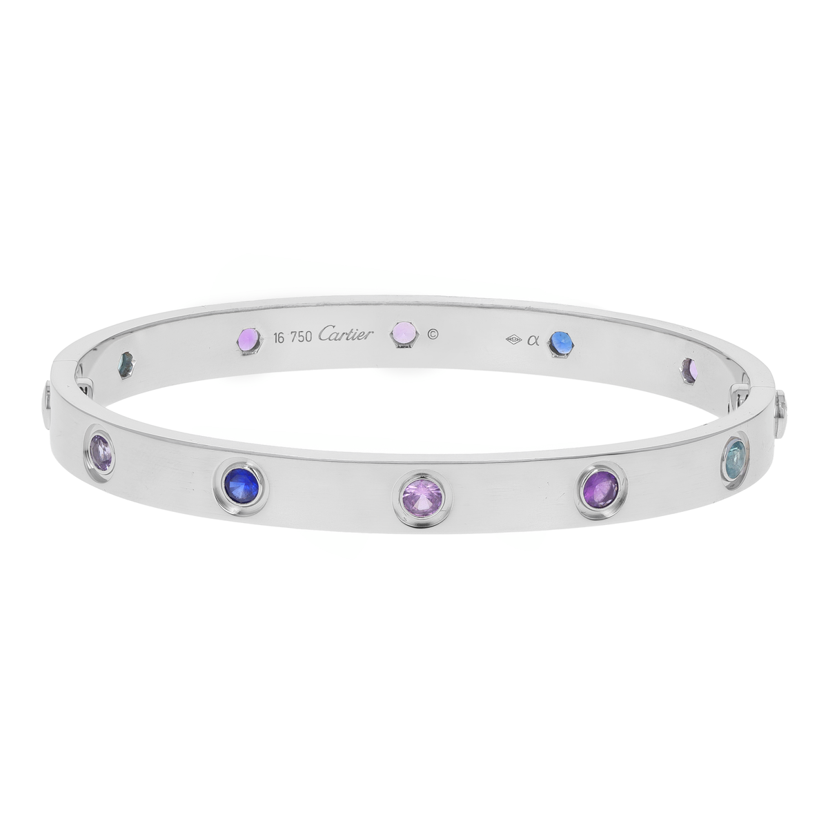 Cartier Rainbow White Gold Bracelet