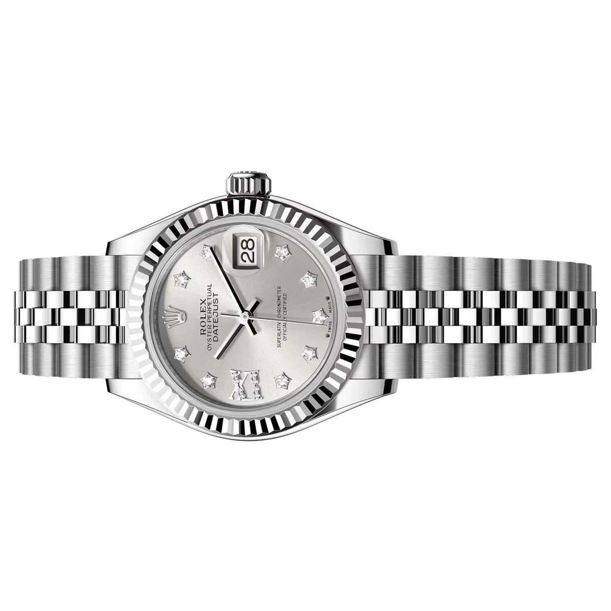 Rolex Lady-Datejust Steel Jubilee Silver Dial