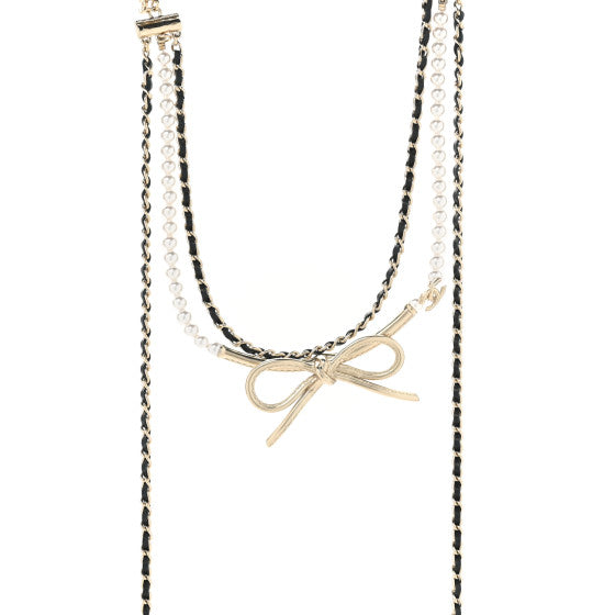 Chanel Bow Necklace