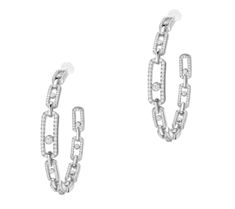 Messika Move Link Hoop Earrings