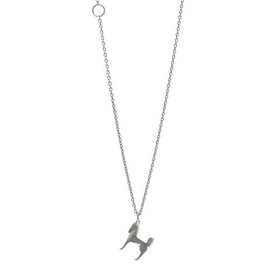Hermes Silver Necklace
