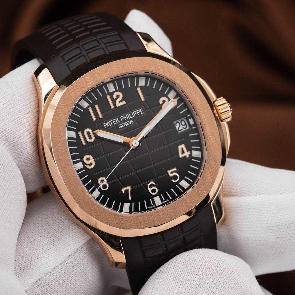 PP Aquanaut Rose Gold Brown Dial