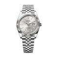 Rolex Datejust Steel White Gold Silver