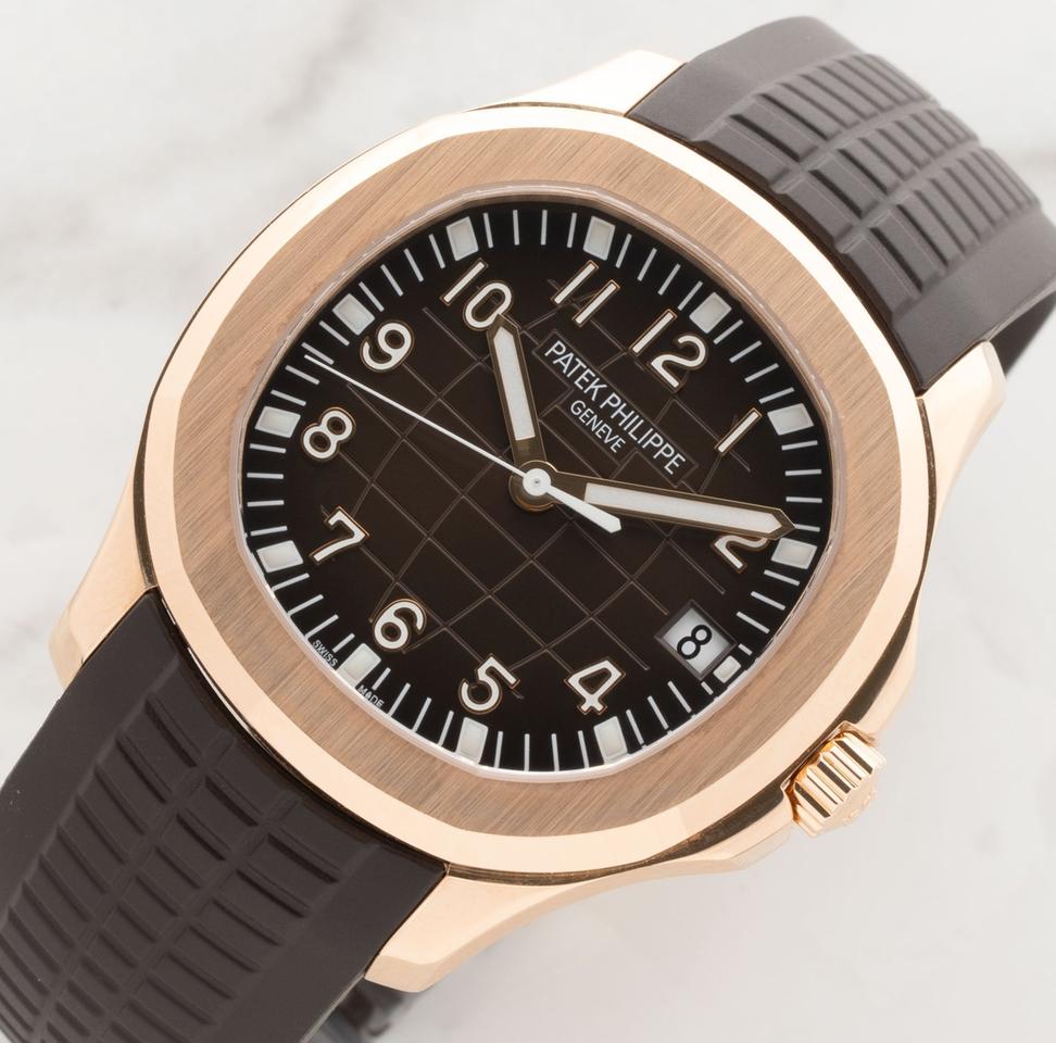 PP Aquanaut Rose Gold Brown Dial