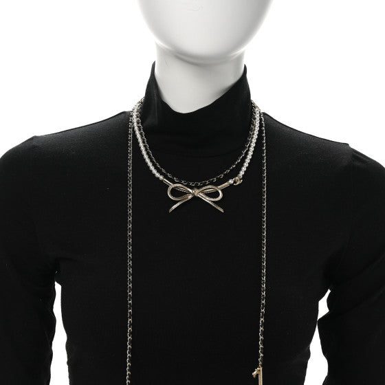 Chanel Bow Necklace