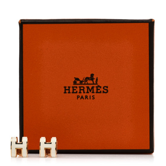 Hermes H Earrings