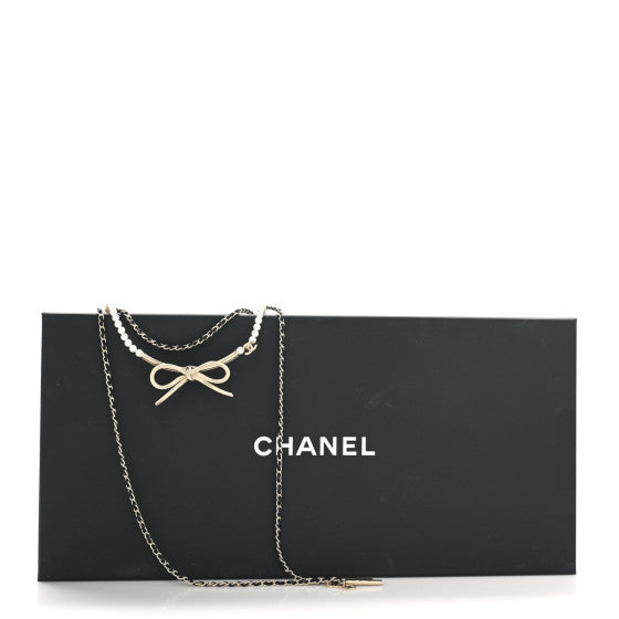 Chanel Bow Necklace