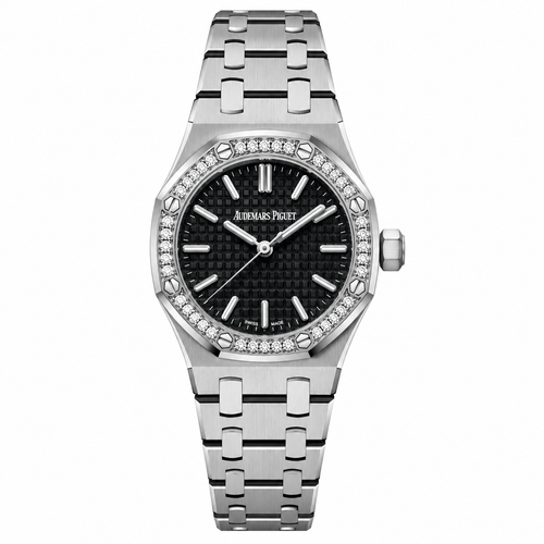 AP Mini Royal Oak Diamond Bezel – Black Dial
