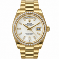 Rolex Day-Date Yellow Gold Diamond