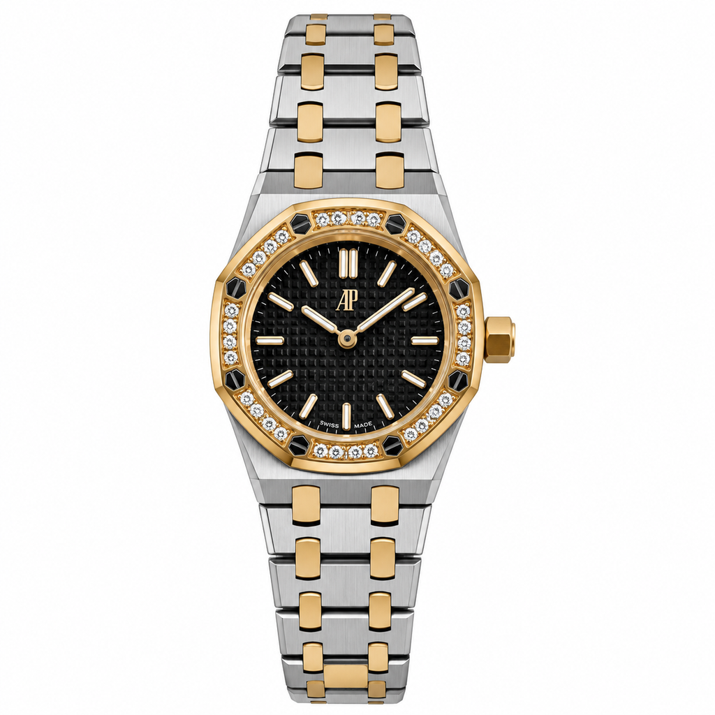 Classic Oak Mini Fashion Black Dail