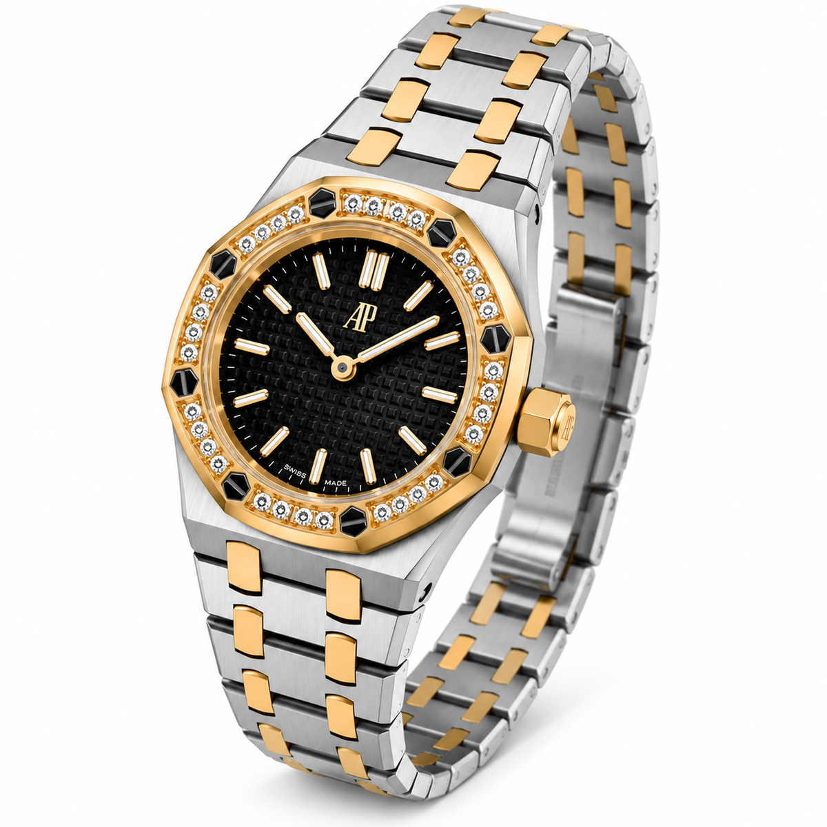 Classic Oak Mini Fashion Black Dail