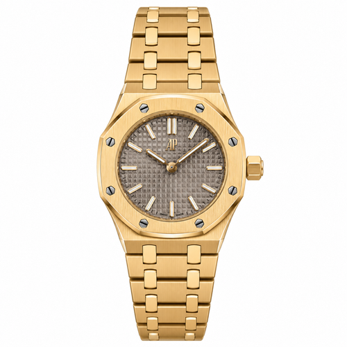 AP Mini Royal Oak Yellow Gold Gray Dial
