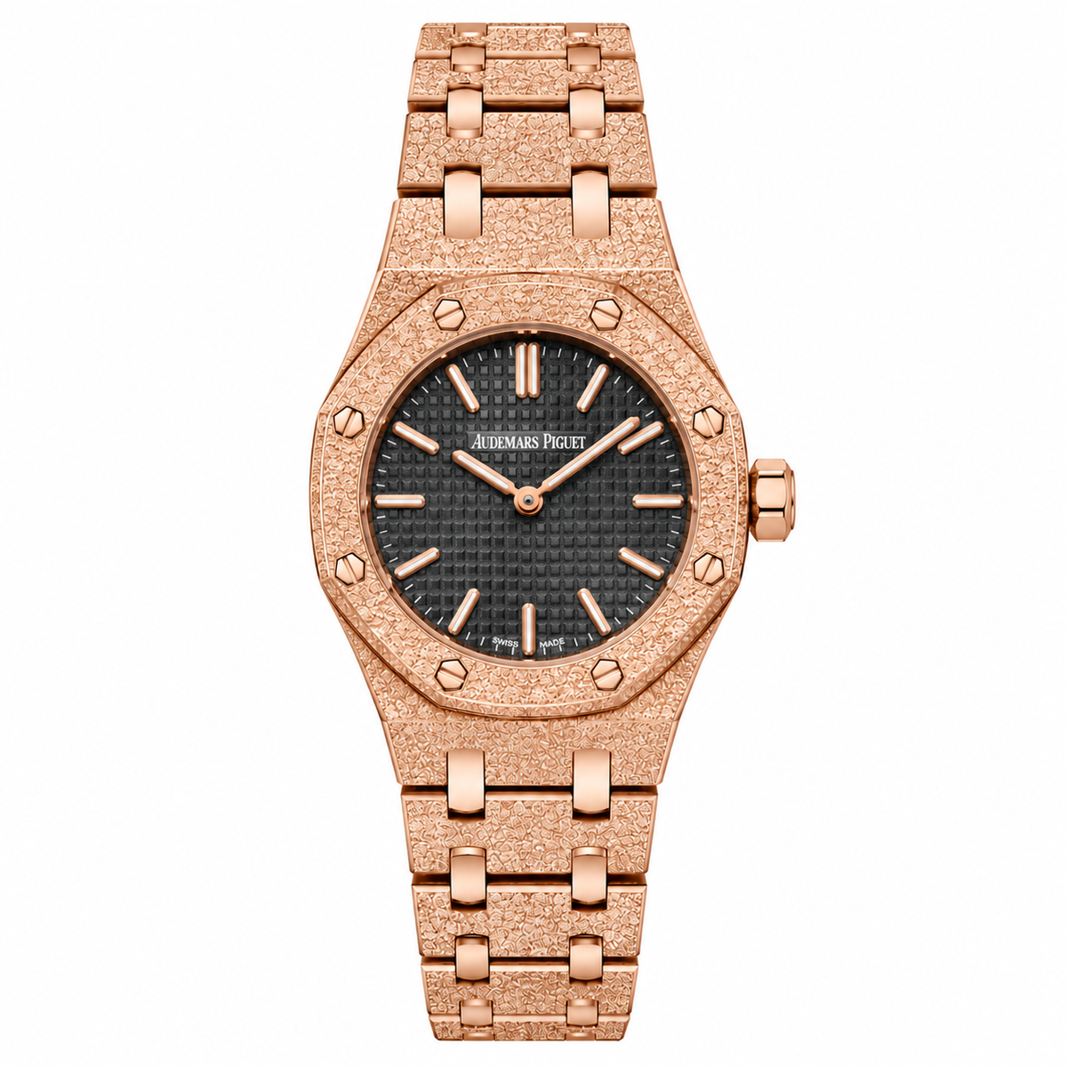 Mini Ladies Octagonal Watch Frosted