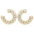 Chanel hoop Pearl Earrings