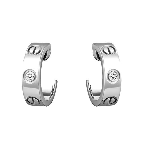 Love earrings Silver