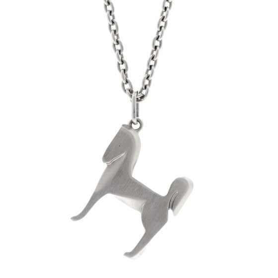Hermes Silver Necklace