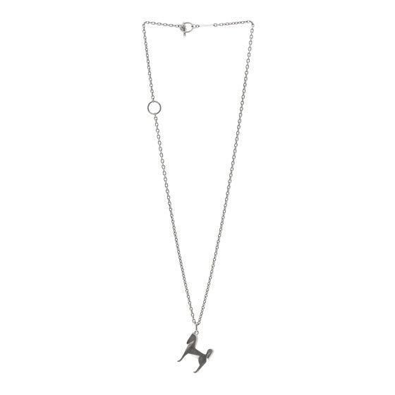 Hermes Silver Necklace