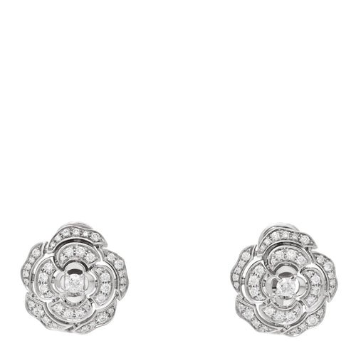 Bouton de Camelia Earrings
