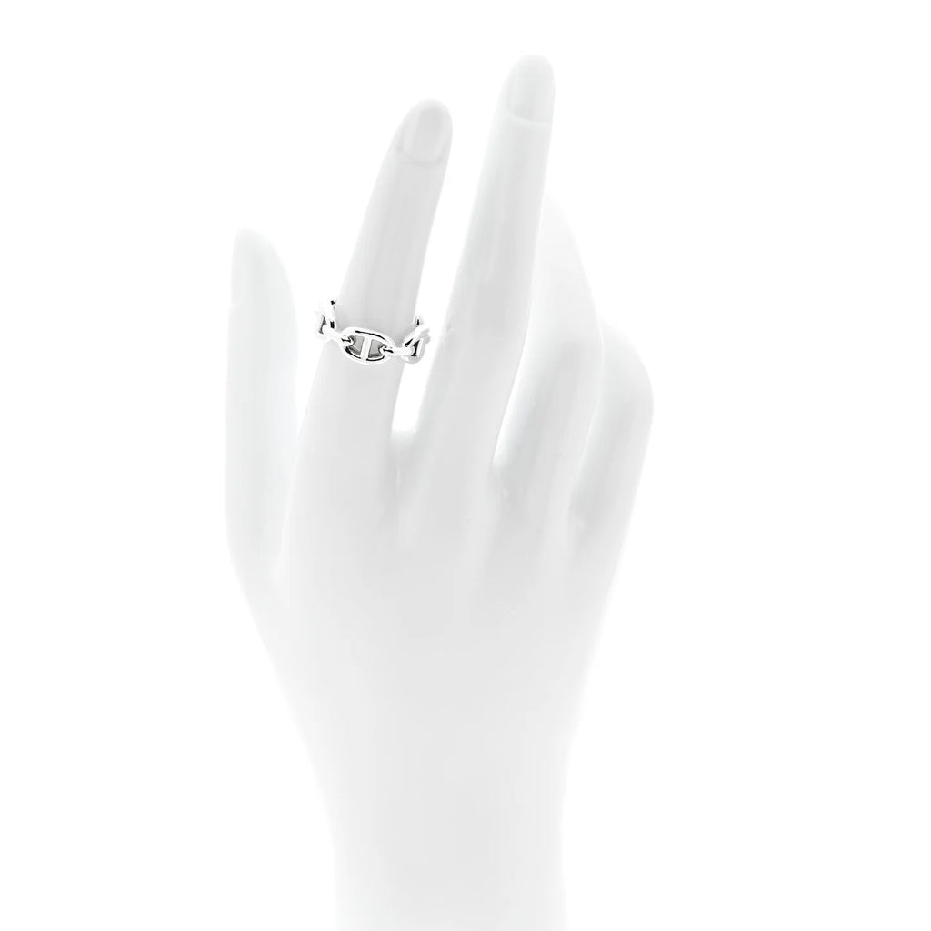 Silver d'Ancre Enchainee Ring