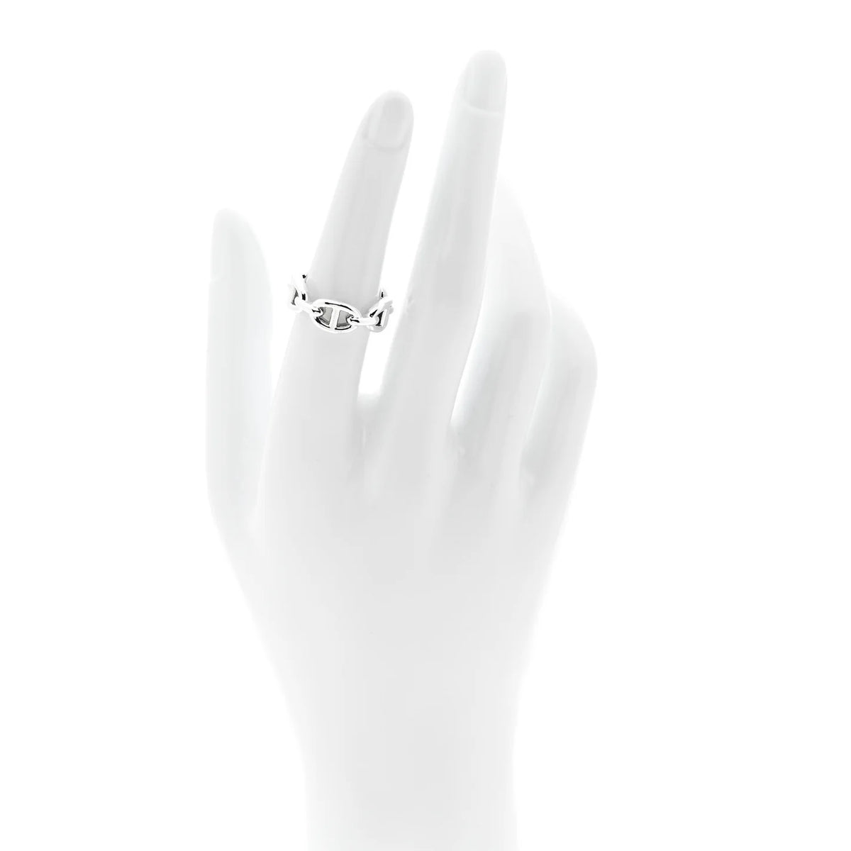 Silver d'Ancre Enchainee Ring