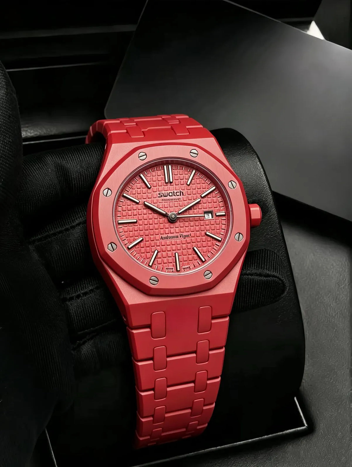 Audemars Piguet x Swatch red