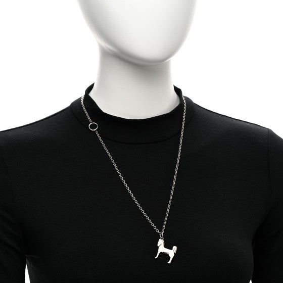 Hermes Silver Necklace