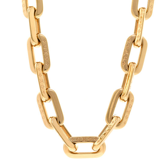 LV Necklace Gold