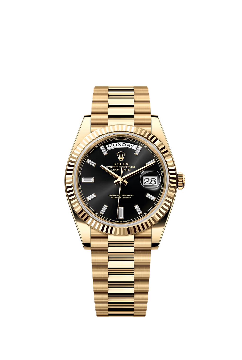 Rolex Day-Date Yellow Gold Onyx Dial