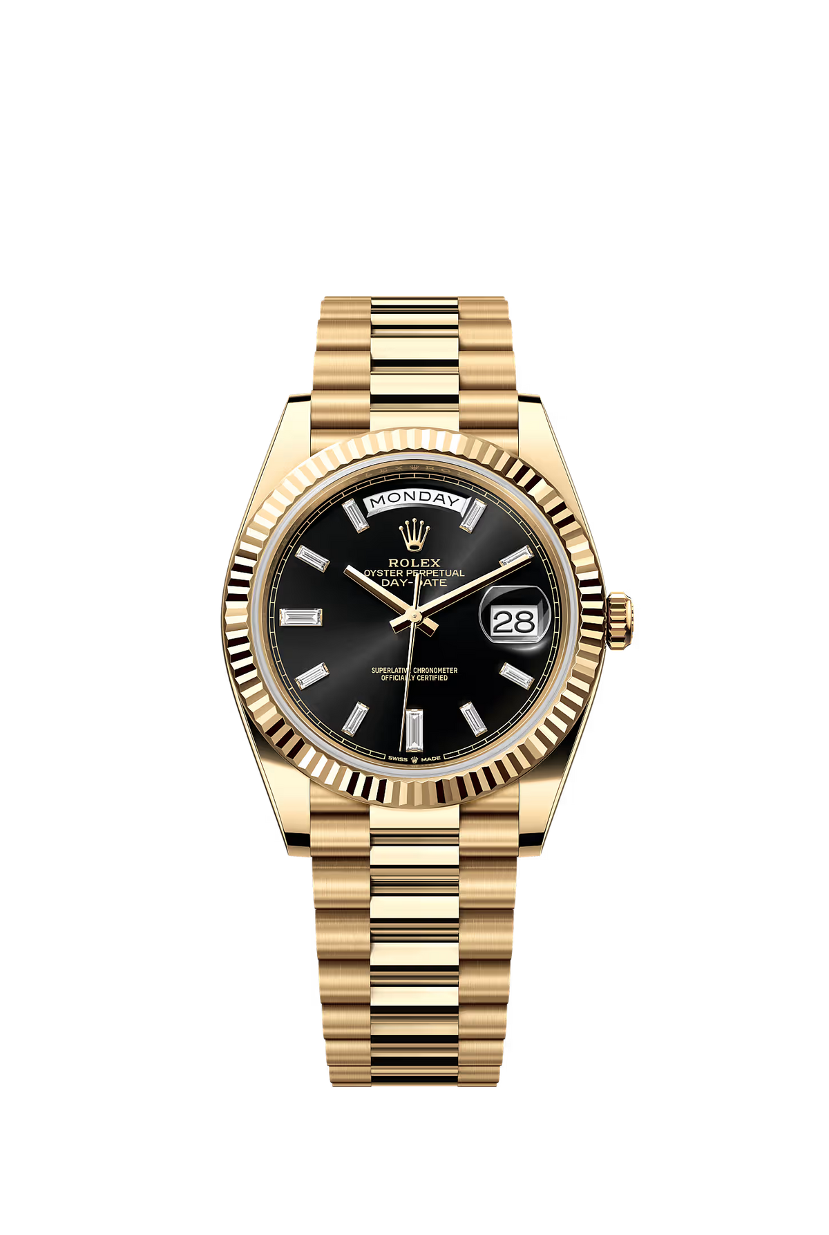 Rolex Day-Date Yellow Gold Onyx Dial