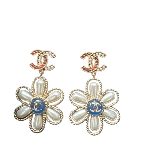Chanel Flower Earrings