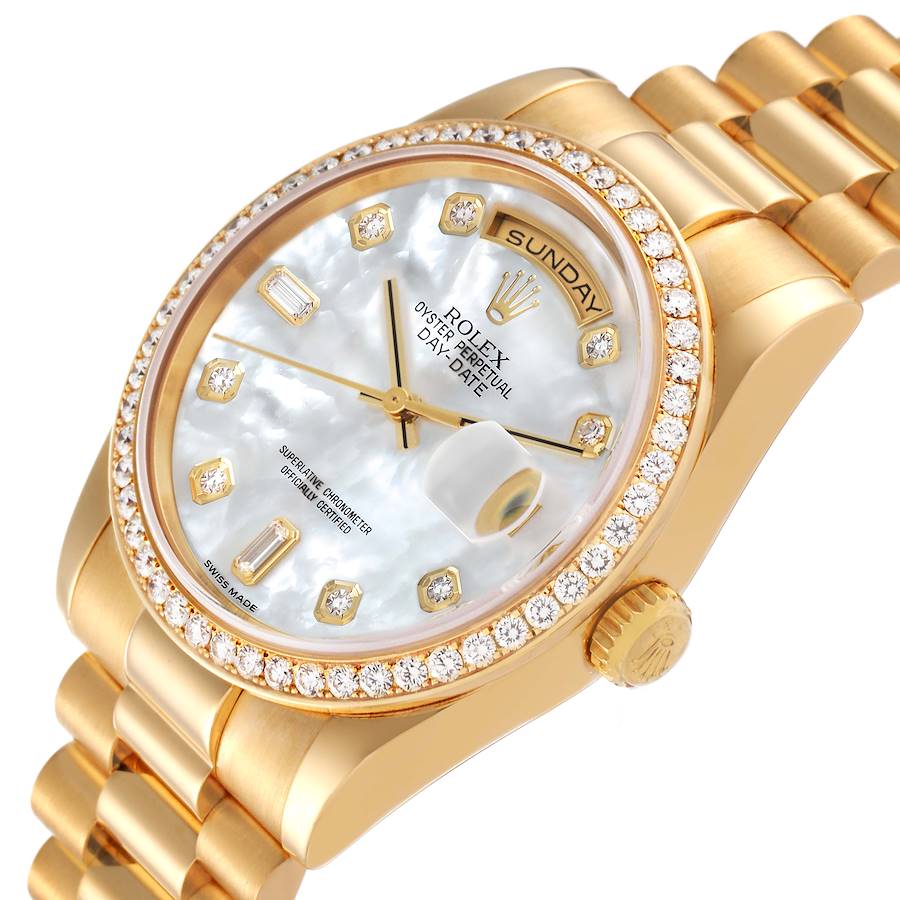 Rolex Day Date President Yellow Gold MOP