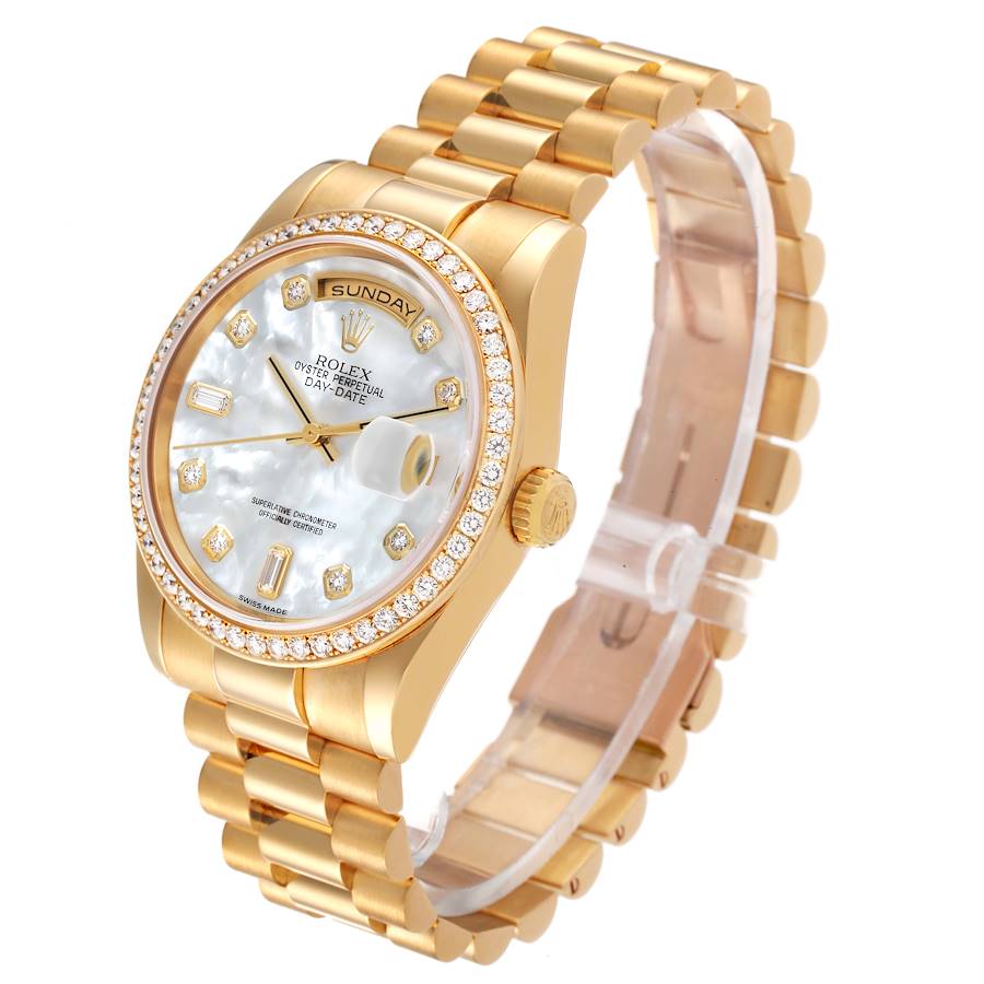 Rolex Day Date President Yellow Gold MOP