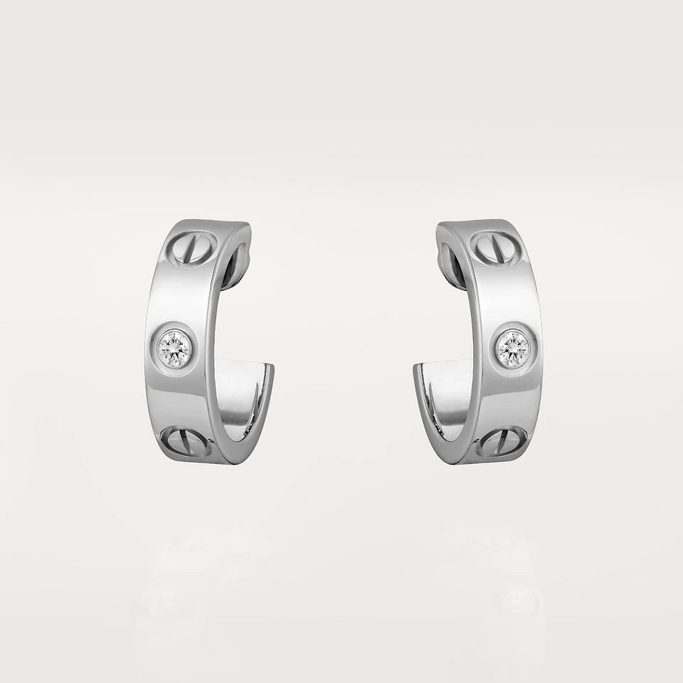 Love earrings Silver
