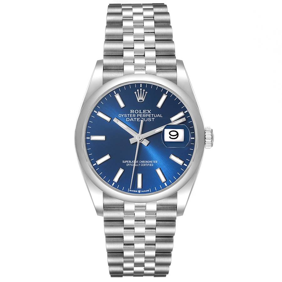 Rolex Mens Datejust Blue