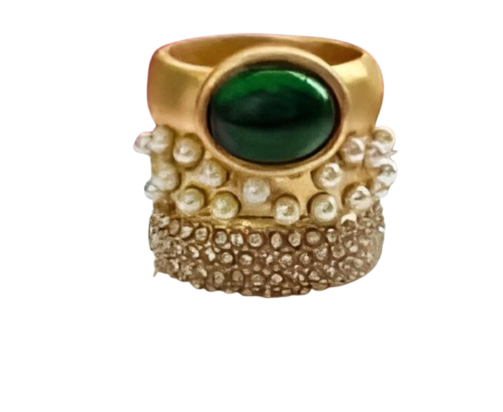 Schiaparelli Green Ring