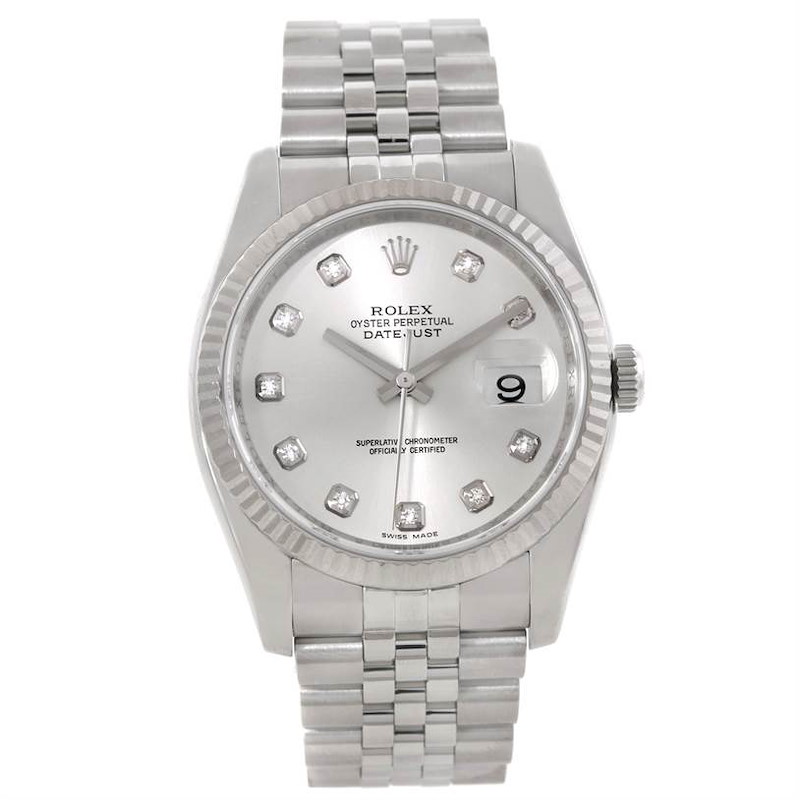 Silver Rolex Datejust