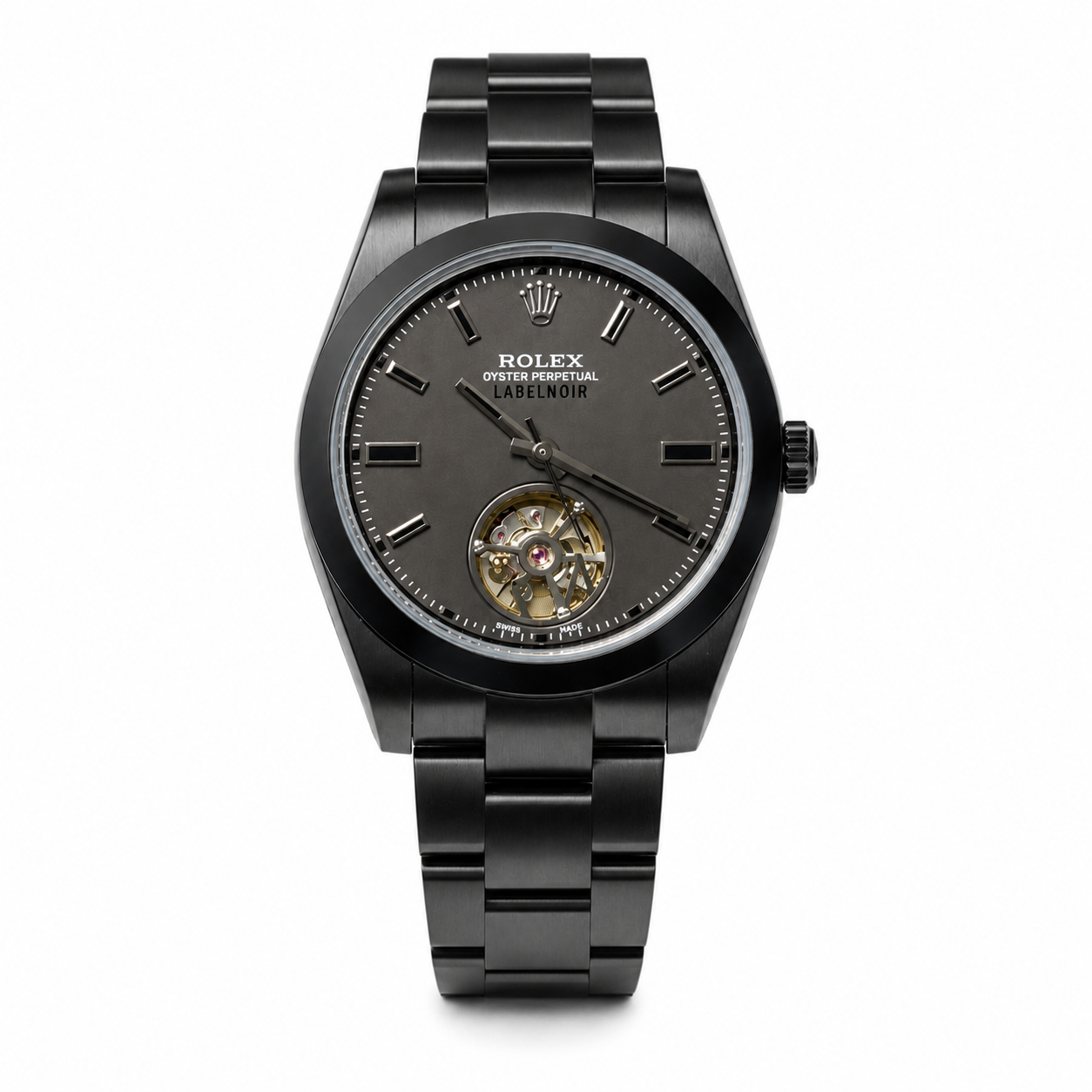 ROLEX Label Noir tourbillon