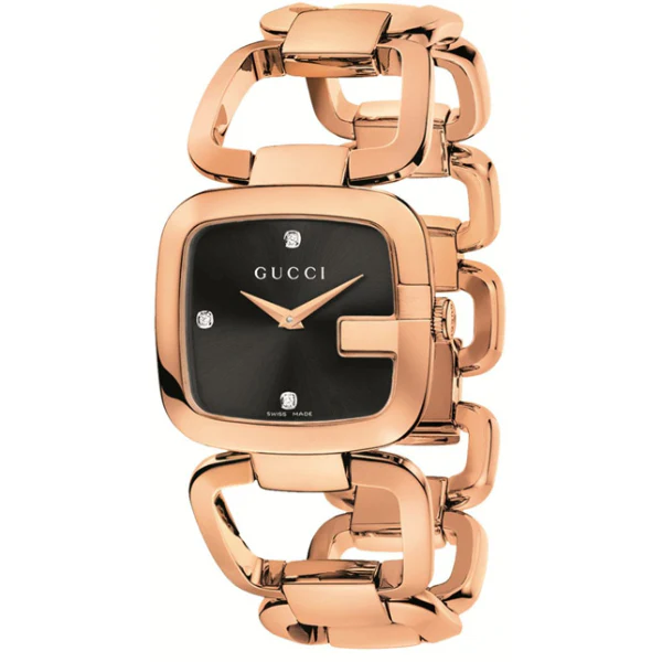 G-Gucci Gold Steel Black