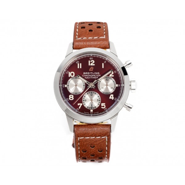 Maroon Breitling Watch